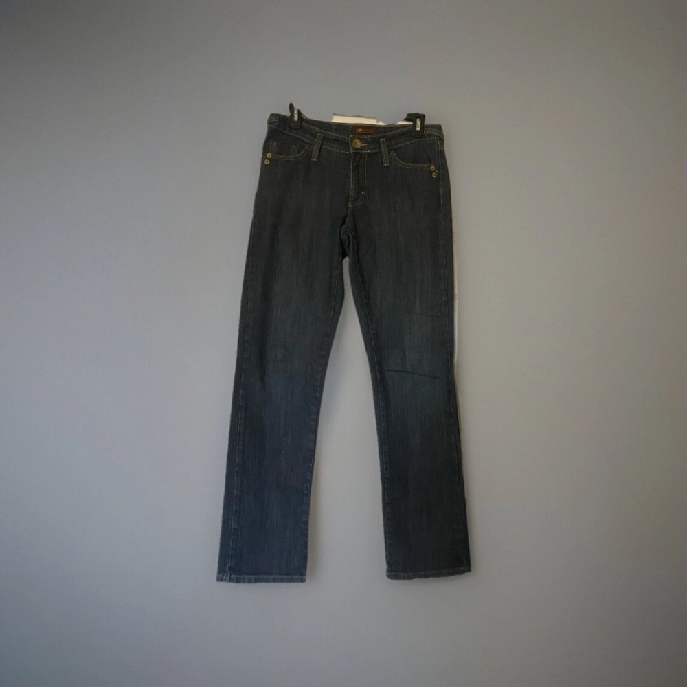 Lee Women's Straight Leg Jeans - Dark Blue